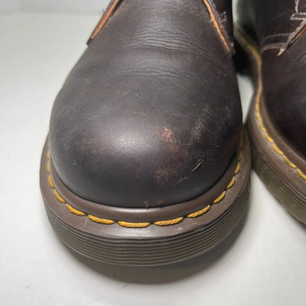Dr. Martens 1461 For Life Men's 7 Brown Leather Oxford Slip Resistant AW004